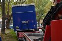 LKW verliert Auflieger Koeln Boltensternstr Pasteurstr P1991